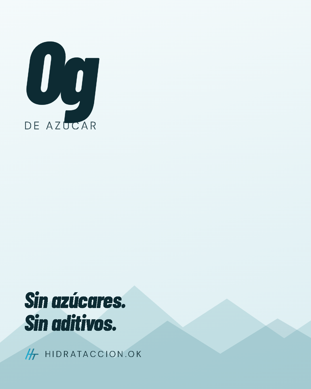 Placa: 0 g de azúcar