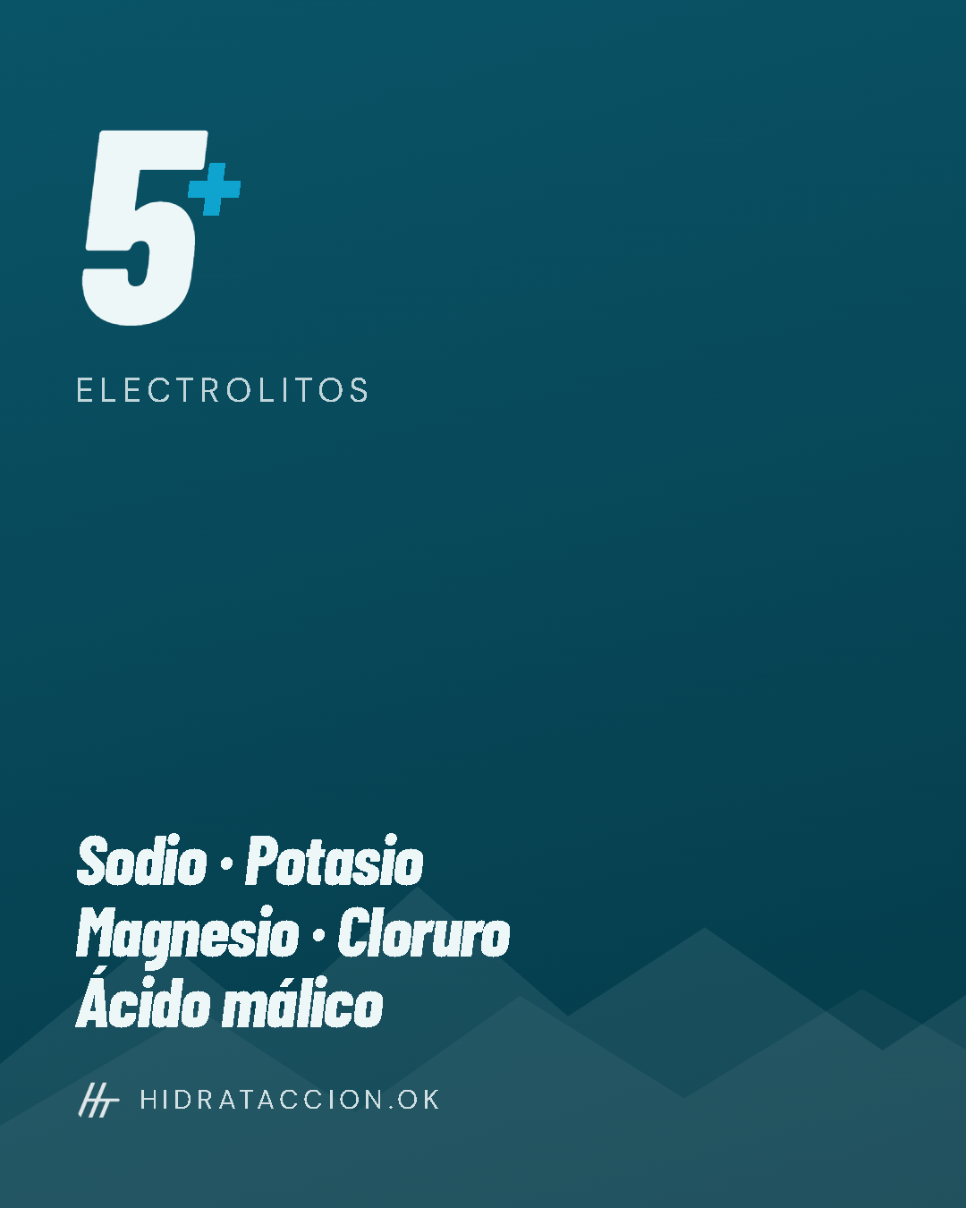 Placa: 5 electrolitos